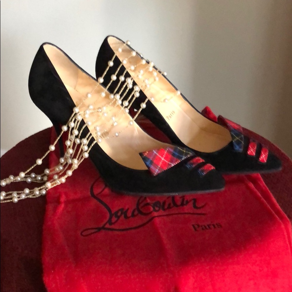 Christian Louboutin Suede Heels